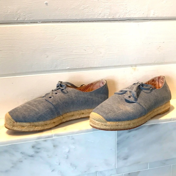 Joie Wallie Denim Espadrille Sneakers size 9.5 - Picture 7 of 11
